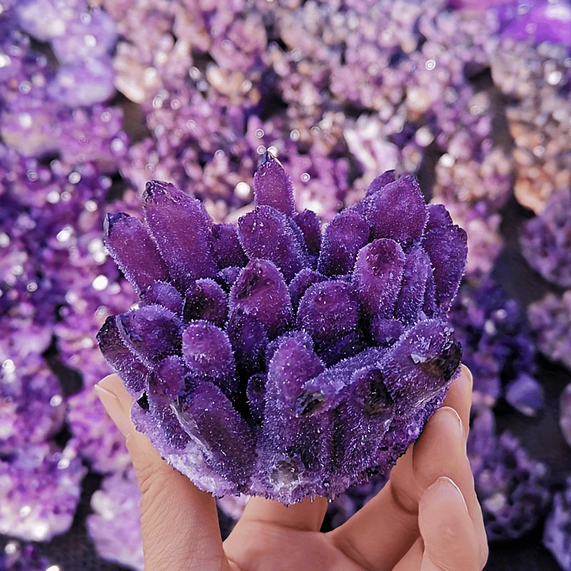 Amethyst-Kristall-Cluster